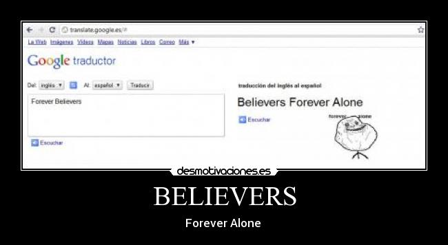 BELIEVERS - Forever Alone