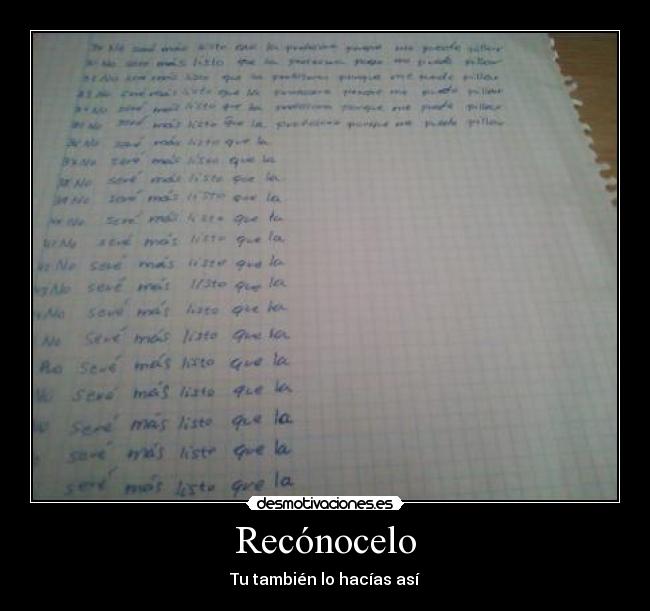 Recónocelo - Tu también lo hacías así