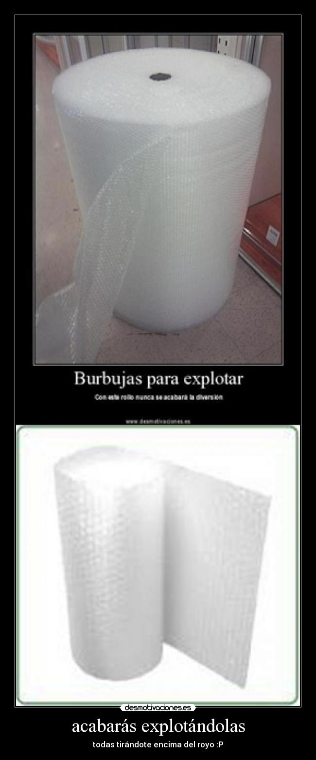 carteles burbujas desmotivaciones