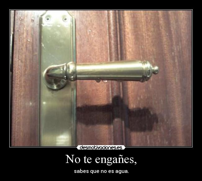 No te engañes, - 