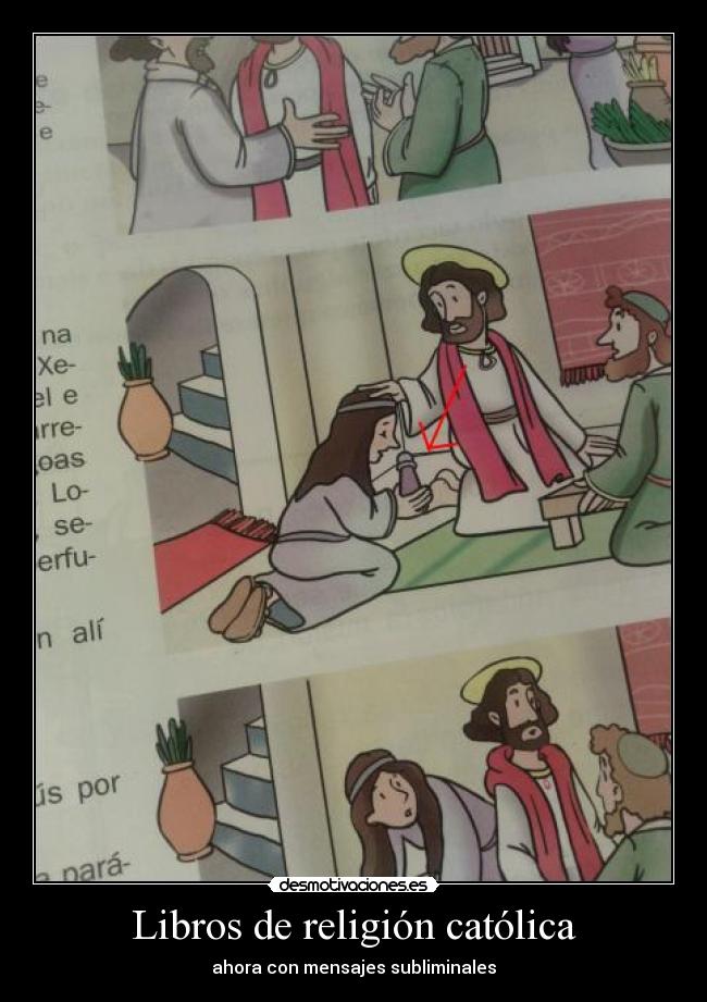Libros de religión católica - ahora con mensajes subliminales