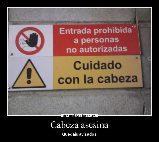 Cabeza asesina - 