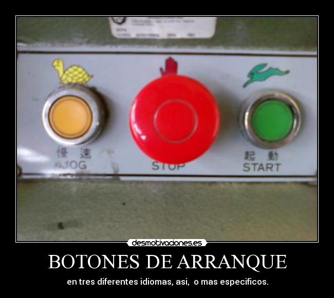 BOTONES DE ARRANQUE - 