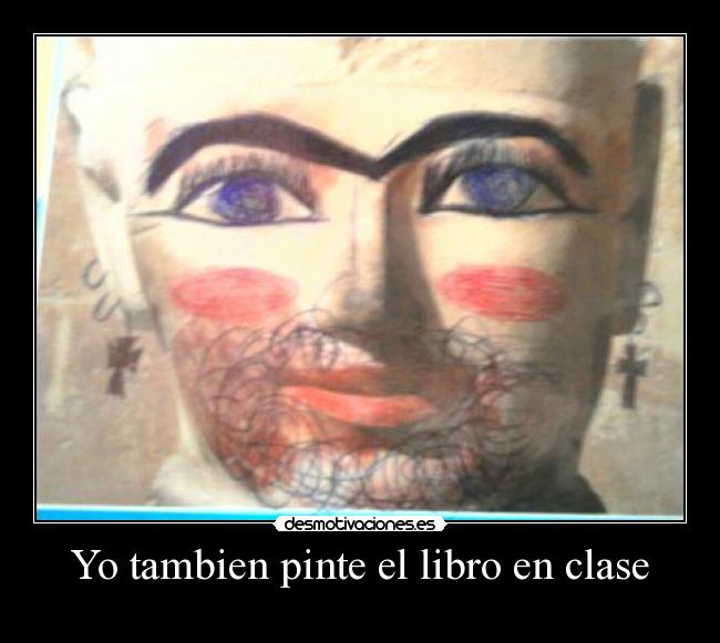 Yo tambien pinte el libro en clase - 