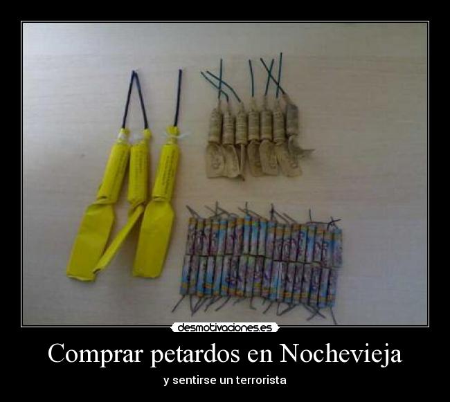 Comprar petardos en Nochevieja - y sentirse un terrorista