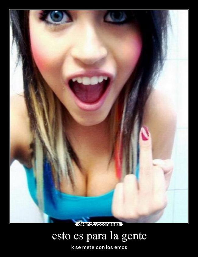 esto es para la gente -