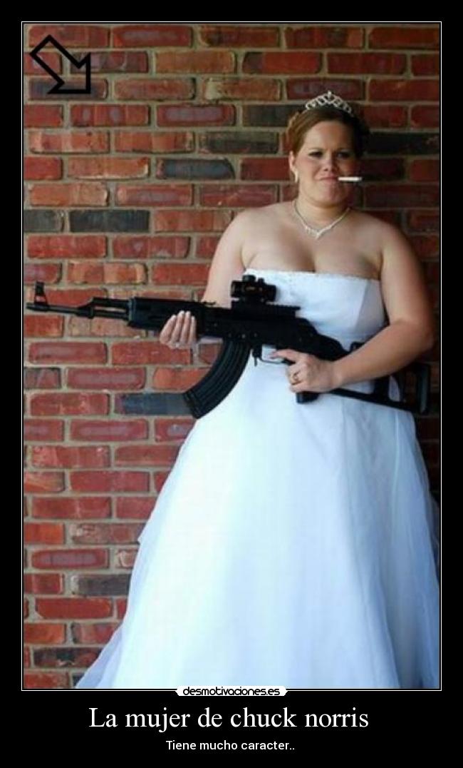 La mujer de chuck norris  - 