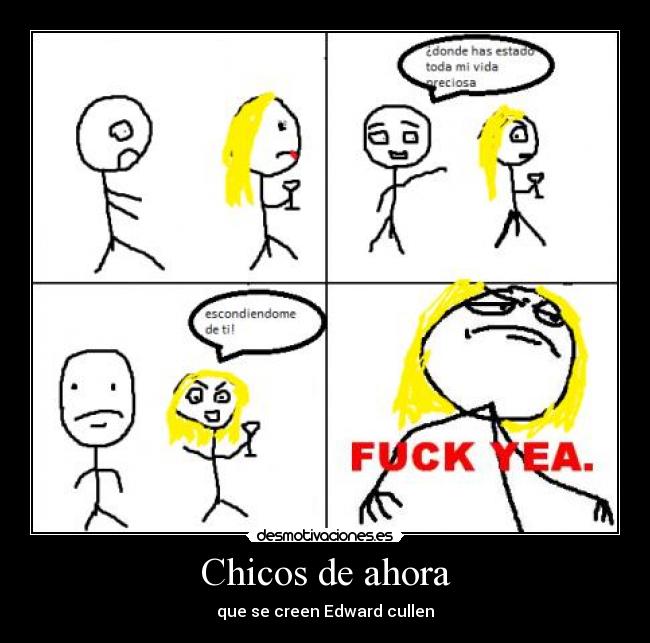 Chicos de ahora - que se creen Edward cullen