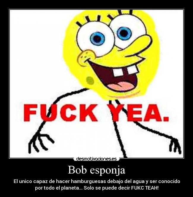 Bob esponja -