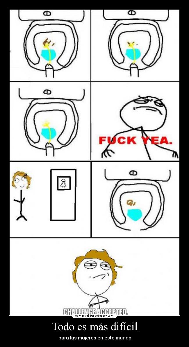 Todo es más difícil - para las mujeres en este mundo