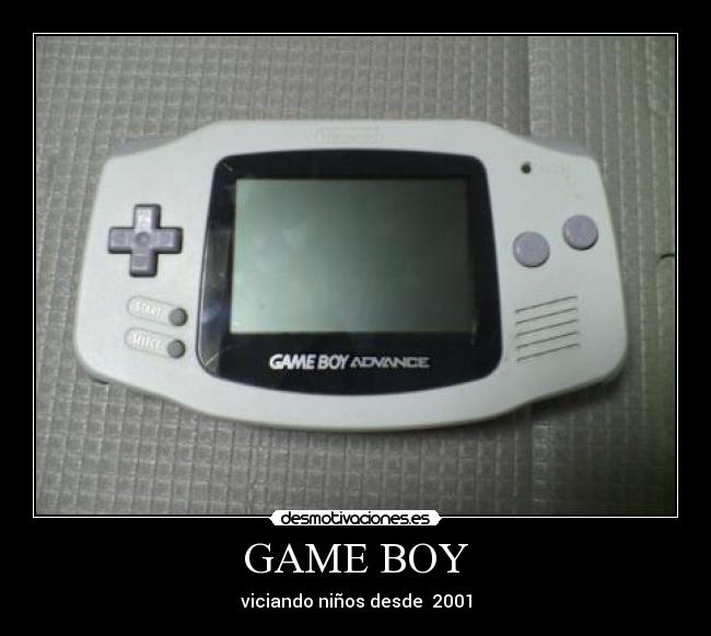 GAME BOY - viciando niños desde 2001