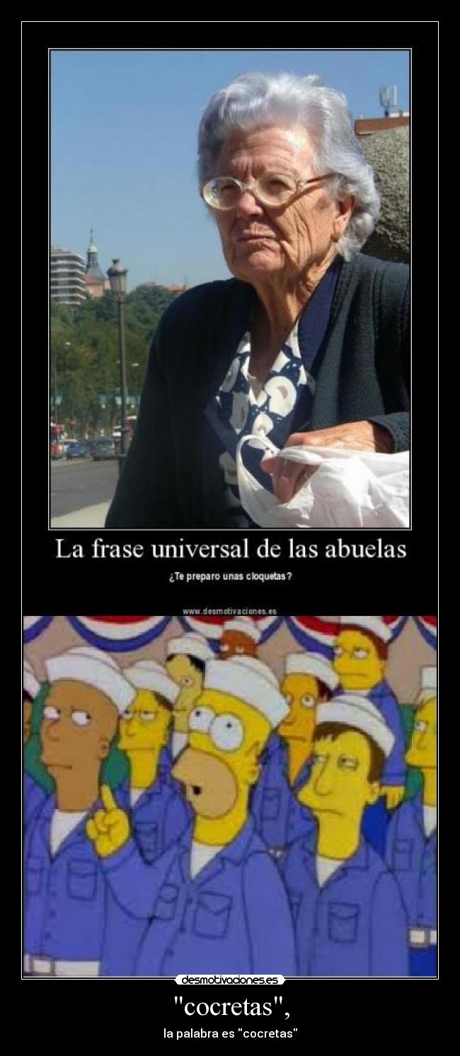 cocretas, - la palabra es cocretas