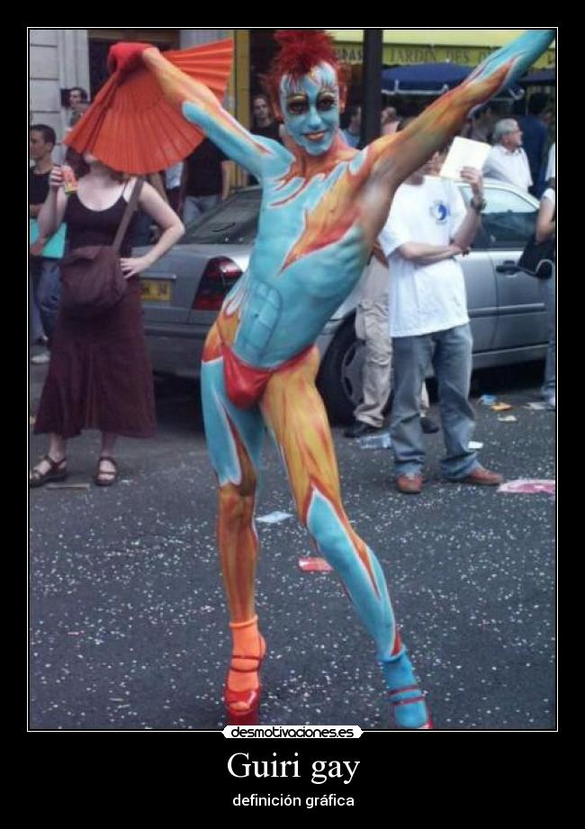 Guiri gay - definición gráfica