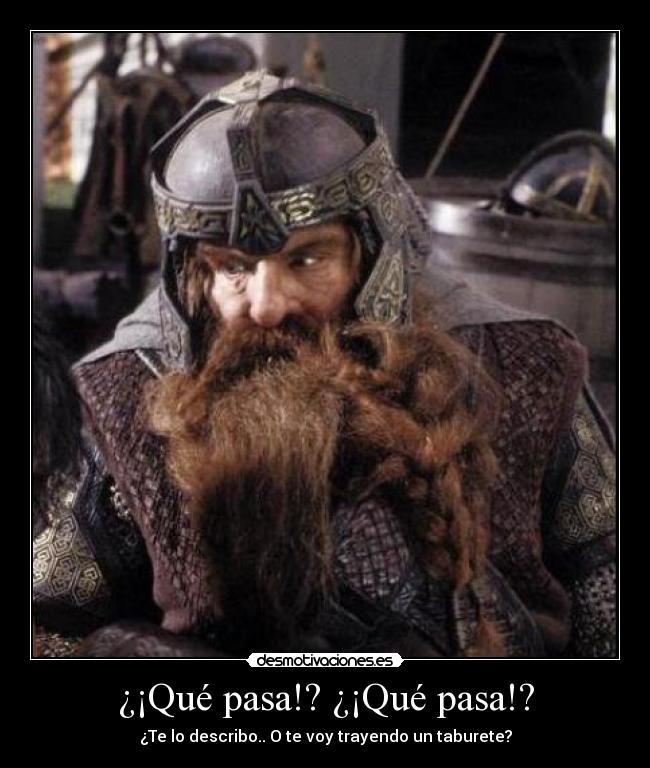 ¿¡Qué pasa!? ¿¡Qué pasa!? -