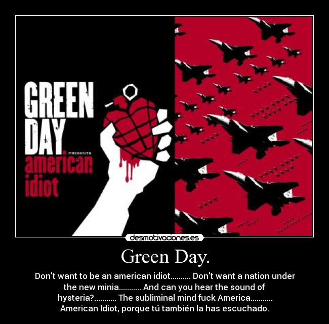 Green Day. - 