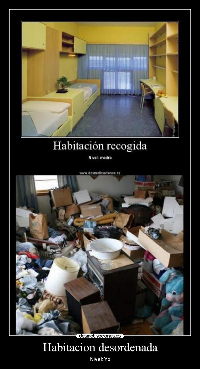 Habitacion desordenada -