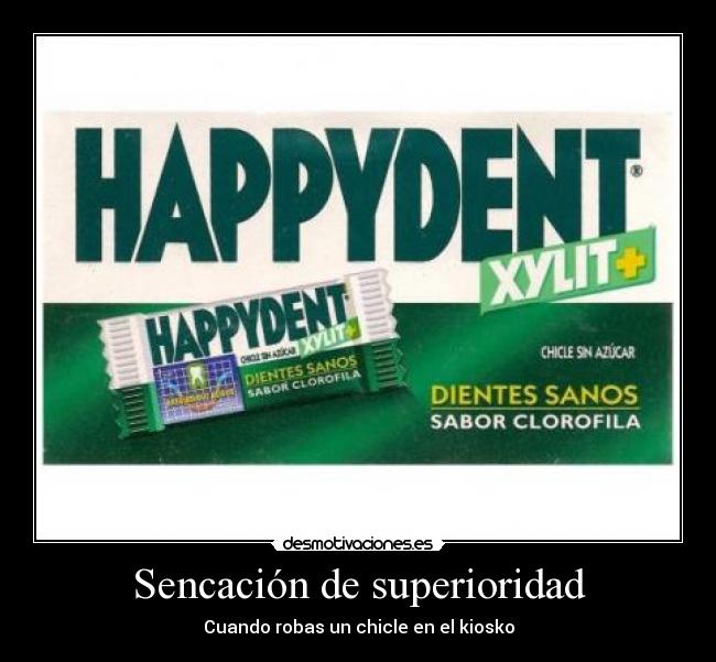 Sencación de superioridad -