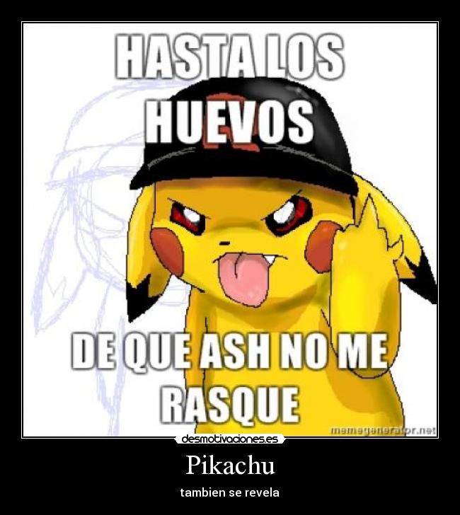 Pikachu - tambien se revela