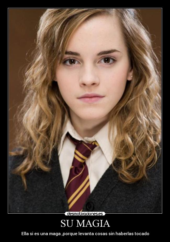 SU MAGIA - Ella si es una maga ,porque levanta cosas sin haberlas tocado