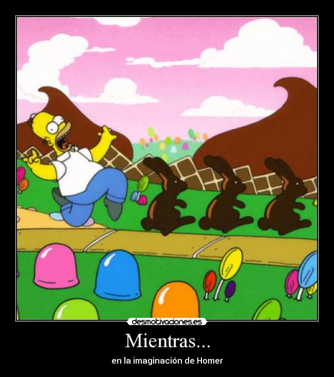 Mientras... - en la imaginación de Homer