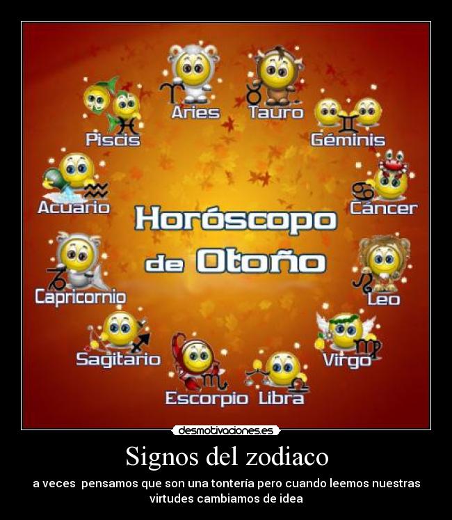 Signos del zodiaco -