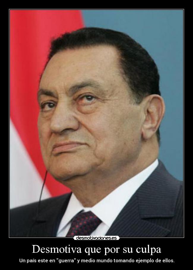 Desmotiva que por su culpa - Un país este en guerra y medio mundo tomando ejemplo de ellos.