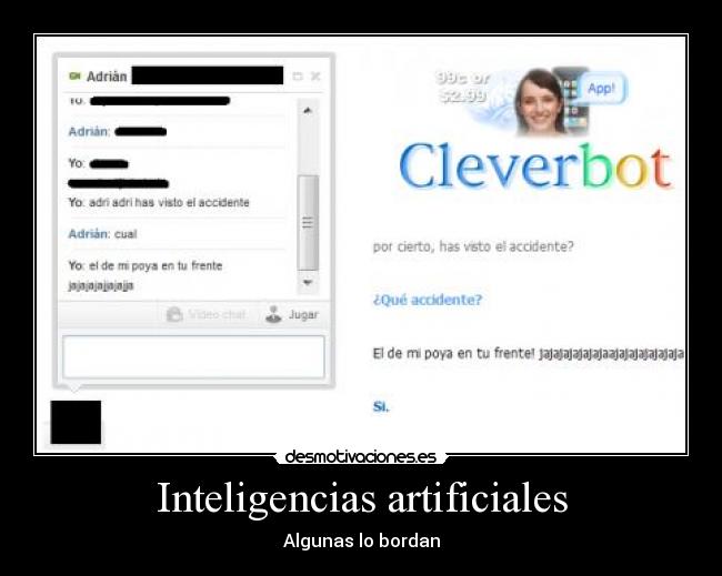 Inteligencias artificiales - Algunas lo bordan