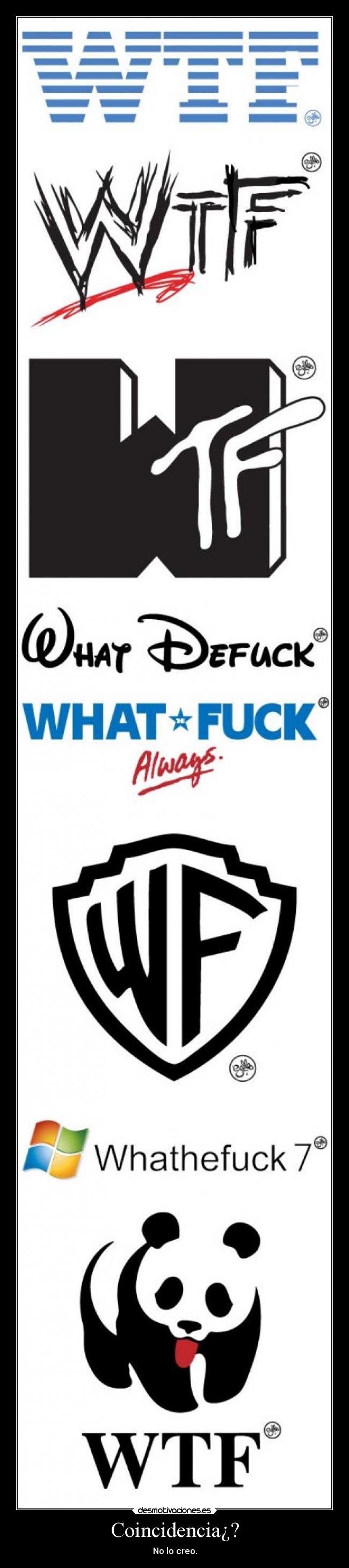 Coincidencia¿? - No lo creo.