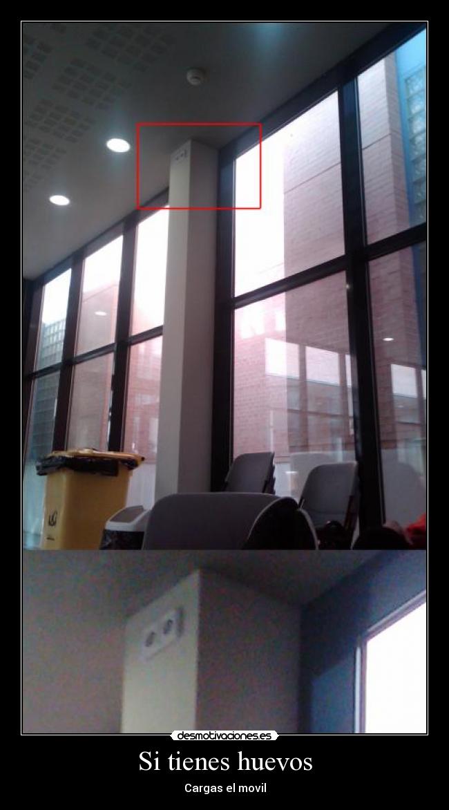 Si tienes huevos - Cargas el movil