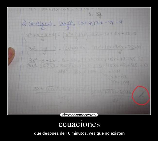ecuaciones - 