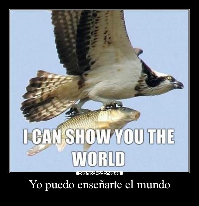 Yo puedo enseñarte el mundo -