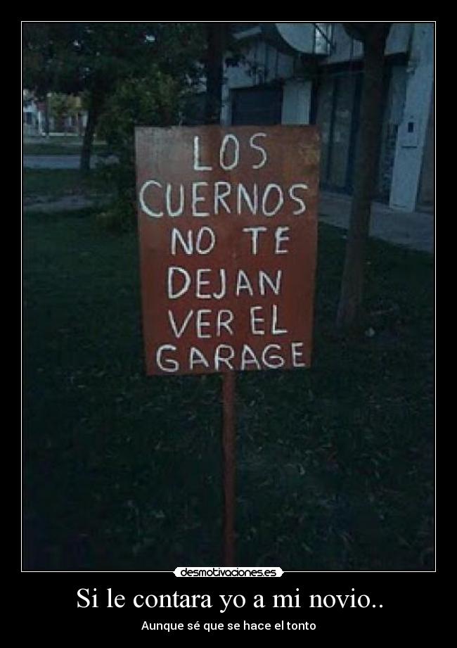 Si le contara yo a mi novio.. - 