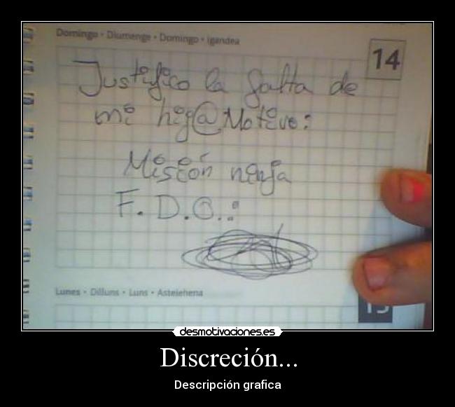 Discreción... - 