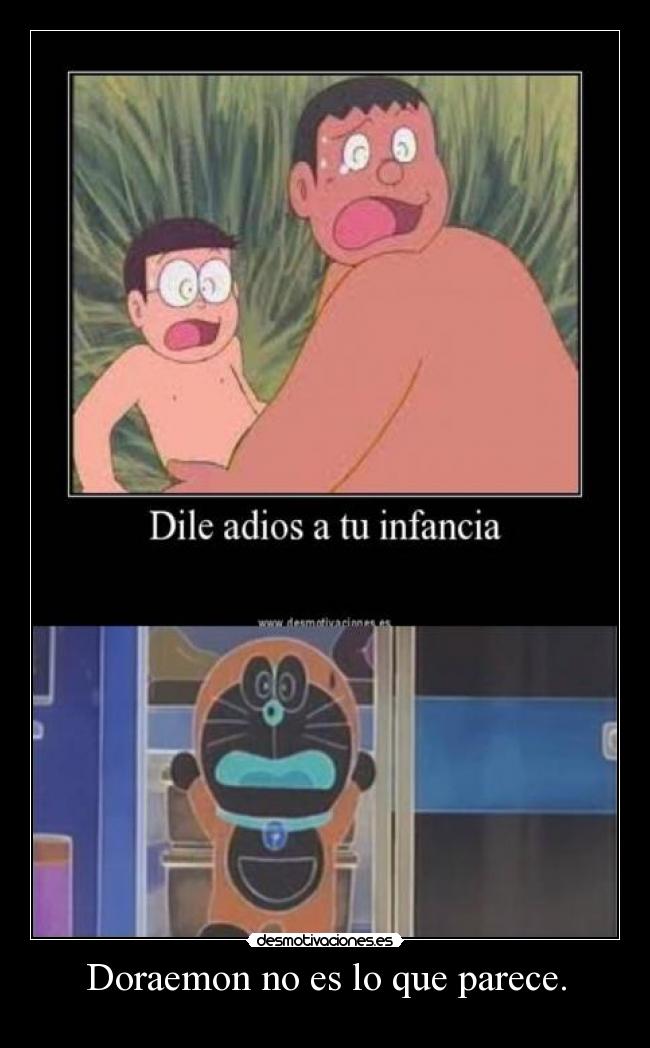 Doraemon no es lo que parece. -