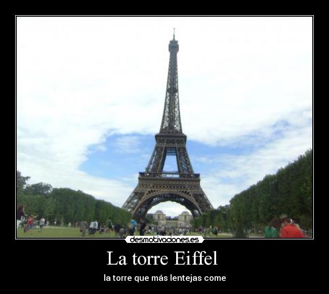 La torre Eiffel  - 