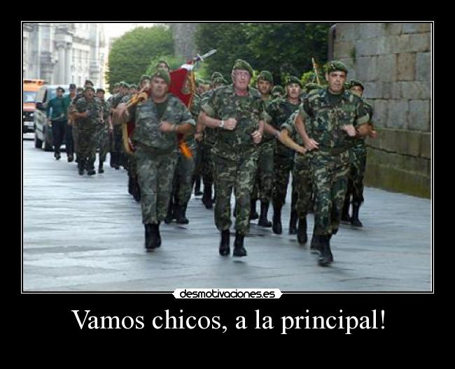 Vamos chicos, a la principal! - 