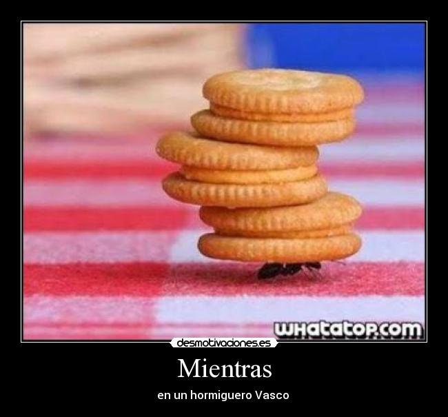 Mientras - en un hormiguero Vasco