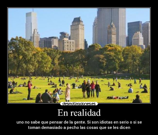 En realidad -