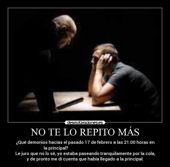 carteles interrogatorio desmotivaciones