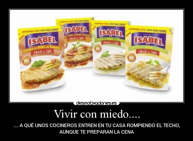 Vivir con miedo.... -