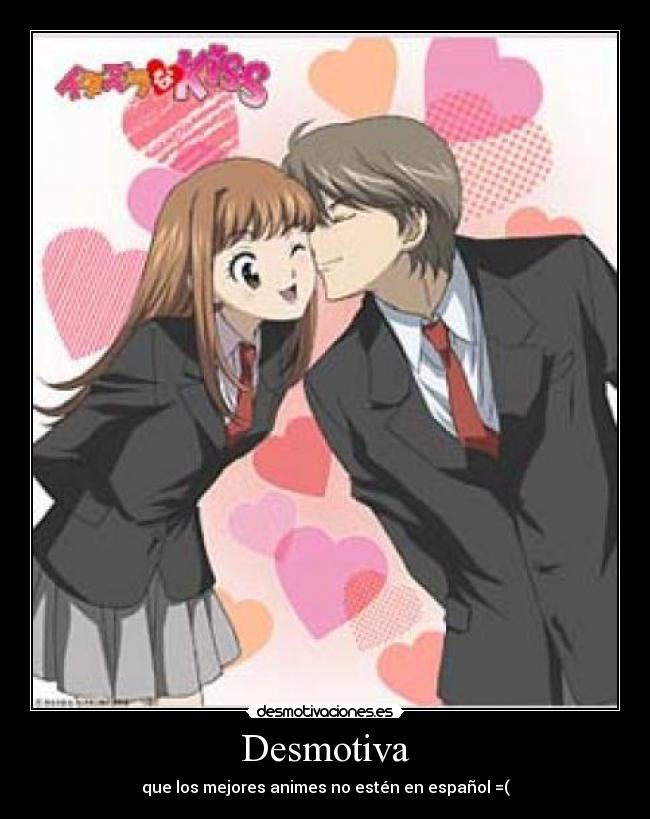 carteles itazura kiss anime desmotiva desmotivaciones