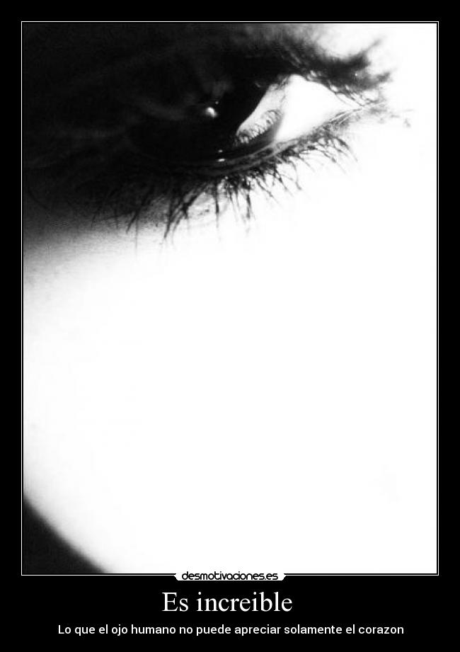Es increible -