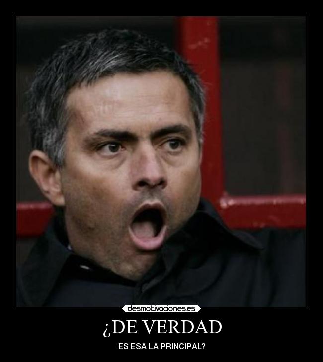 ¿DE VERDAD -