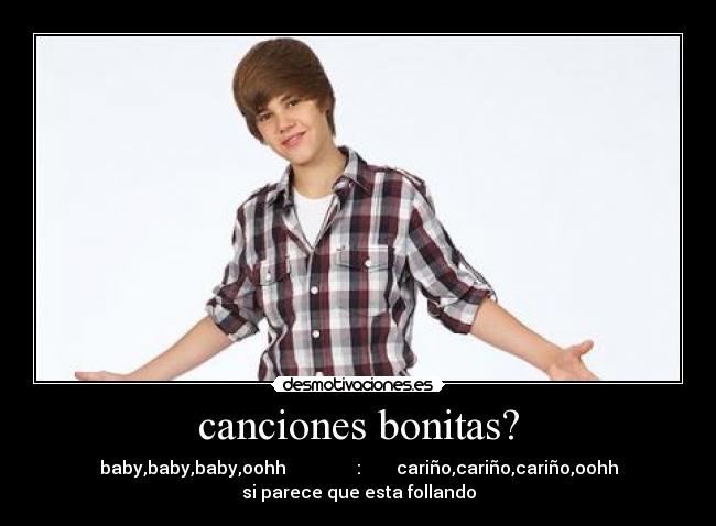 canciones bonitas? -