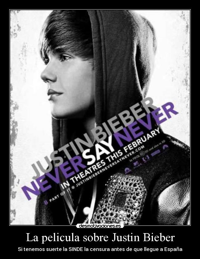 La pelicula sobre Justin Bieber -