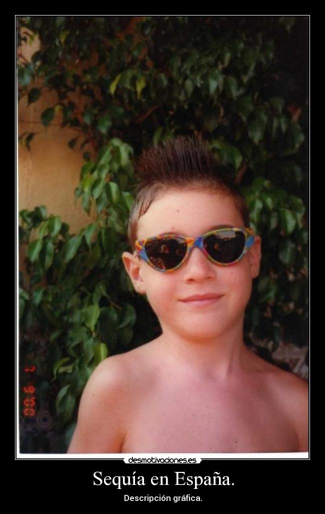 Sequía en España. - Descripción gráfica.