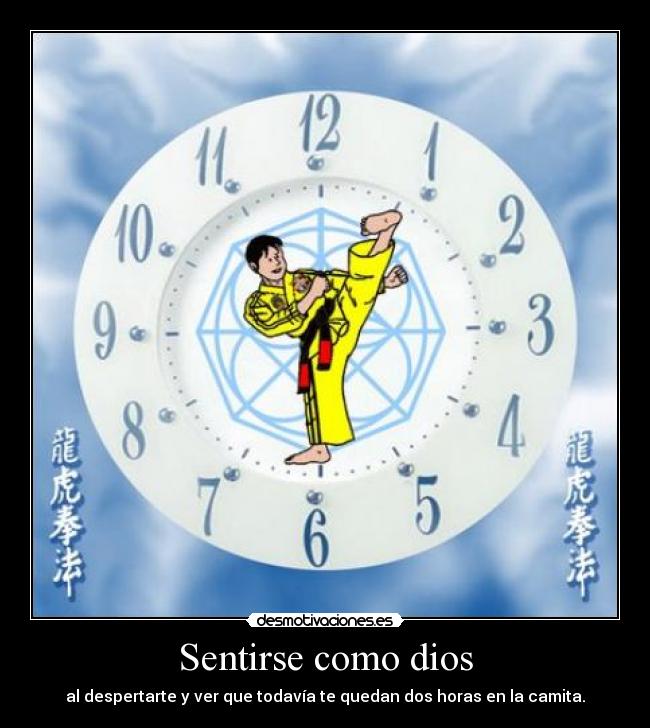 Sentirse como dios -