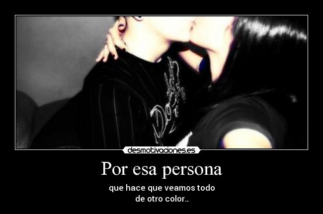 Por esa persona - 