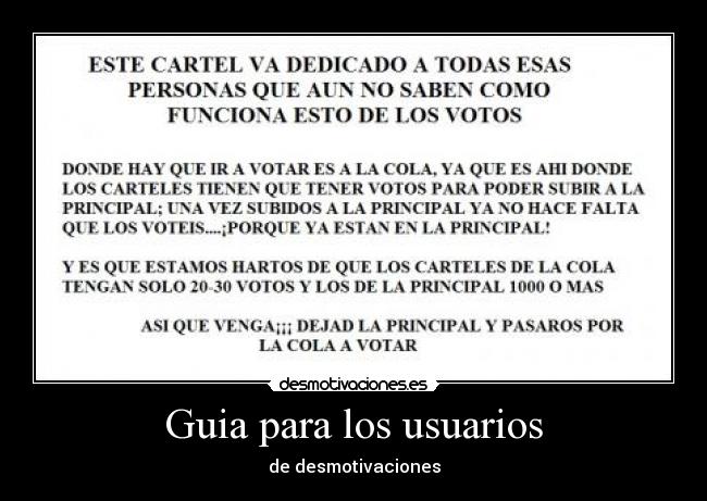 Guia para los usuarios -