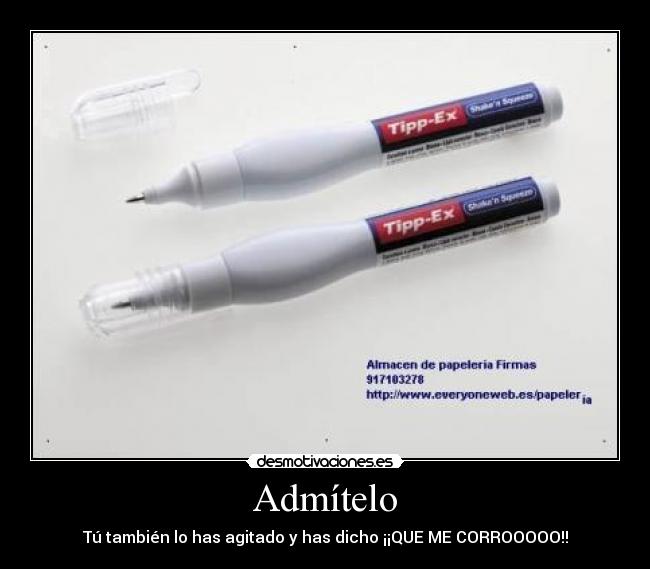 Admítelo -